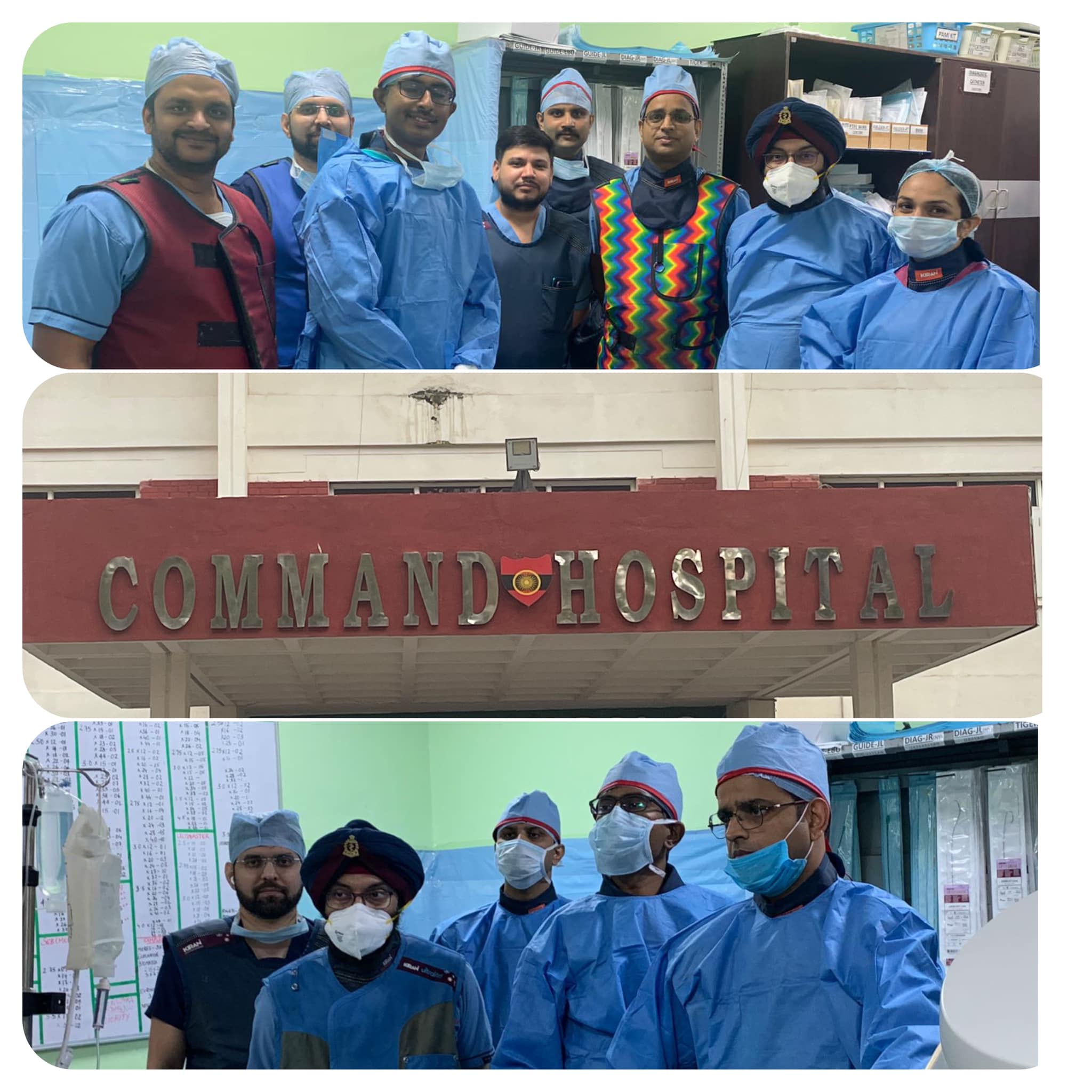 Training at Command Hospital with Dr. Deep Chandh Raja, the Best Cardiologist in Chennai, India